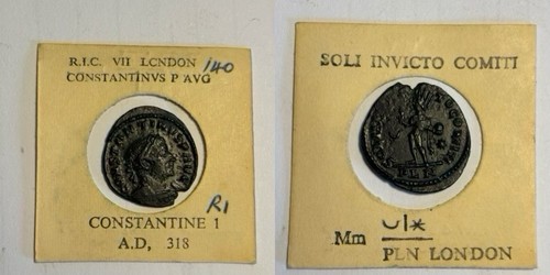 Constantinus bronze follis - bronze,