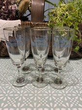Goldwell Snowball Flute glasses X6 Retro '70's  Advocaat