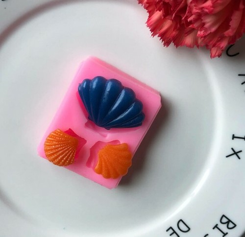 Shell silicone icing fondant - shell,