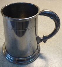 Pewter Tankard with a Fish