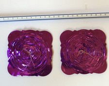 2 VTG FOIL GARLAND CHRISTMAS