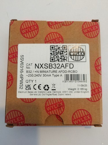 Wylex 32a afdd - rcbo, 30ma,