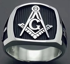 Mens Ring Free Mason Freemason