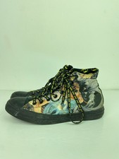 Converse X DC Comics Batman High Top Trainers Comic Print Lace Up UK 9
