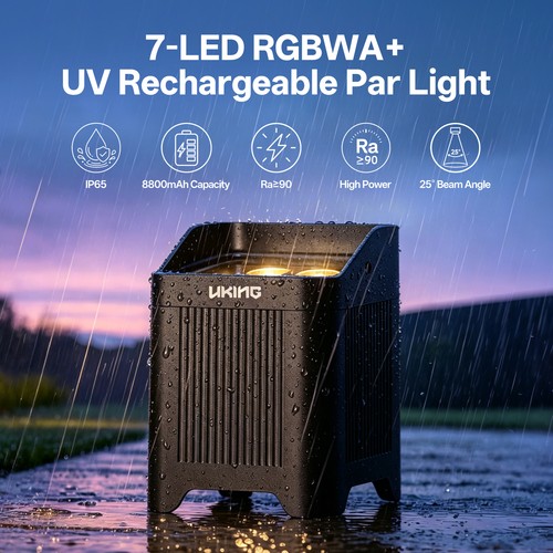 7x25w waterproof par light - waterproof,