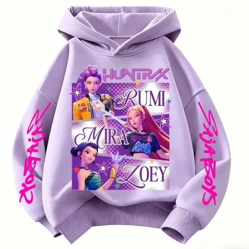 Girls kpop hunters hoodie - hoodie, kids