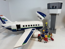 Playmobil Airport  5261 Cargo Passenger Plane & Control Tower Set City Action