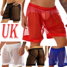 UK Men's See-Through Mesh Swim