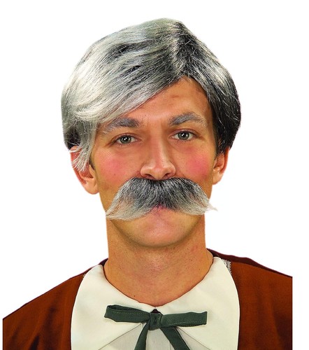 Gray old man geppetto - old, wig