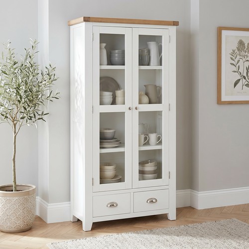 Tall display cabinet - cabinet, cheshire