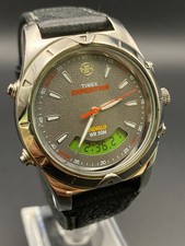 Timex Expedition Ani/Digi Indiglo WR 50M 38MM Stainless Steel Men's Watch