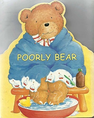 Poorly bear teddy - poorly, (teddy