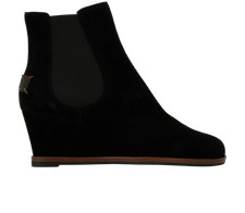 Fendi Wedge Ankle Boots Black