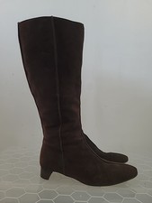 BODEN KNEE BOOTS BROWN SUEDE SIZE 8