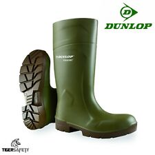 Dunlop Purofort Multigrip Foodpro Green Full Safety Foamed PU Wellington Boots