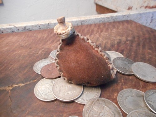 Vintage leather shot - leather,