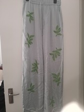 BNWT ZARA Blue Green Silk