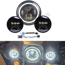 7" LED Headlight +4.5" Fog