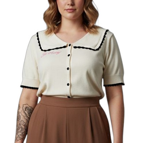 New dangerfield cream knit - ,