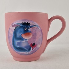 Eeyore Winnie The Pooh 3D Ceramic Large Coffee Mug Disney Store Pink