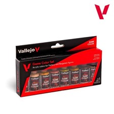 Vallejo Game Color Skin Tones Paint Set 8x18ml Bottles VAL72187