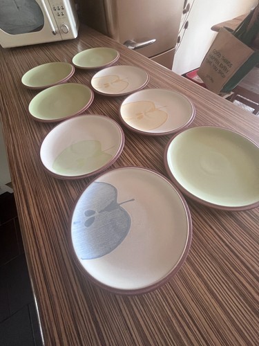 Denby juice side plates 8 - , £8