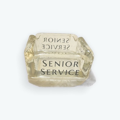 Vintage senior service square - vintage,