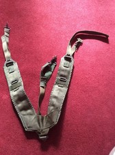 U.S. Army ALICE LC1 Suspenders Green Nylon Webbing Harness - Original 1976