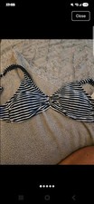 Matalan Navy And White Bikini