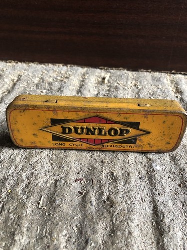 Old dunlop tin - old,