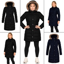 Ladies Padded Parka Jacket