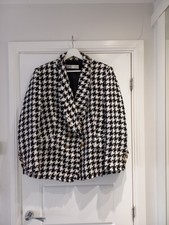Zara Black White Houndstooth