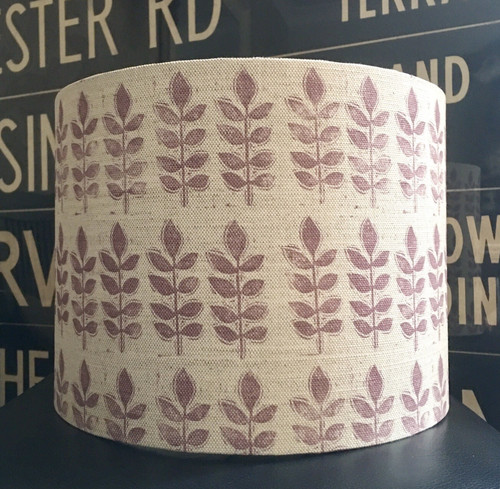 Made order drum lampshade - to,