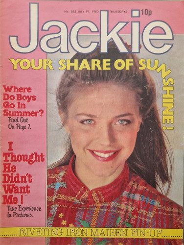 Jackie magazine july - magazine, 1980