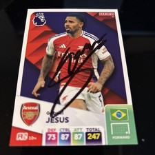 MATCH ATTAX 2025 GABRIEL JESUS ARSENAL SIGNED
