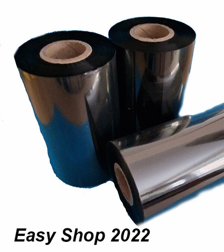 104mm 300m black wax thermal - black,