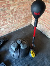 Everlast Boxing Cobra Bag Precision Speedball plus gloves and speedball 