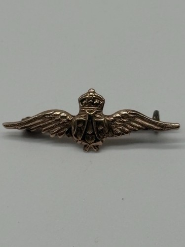 9ct gold raf wings sweetheart - wings,