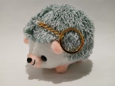 JAWSEU Hedgehog Plush Keychain