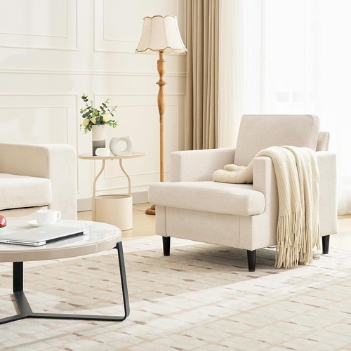 Modern curved armchair - modern-curved, accent