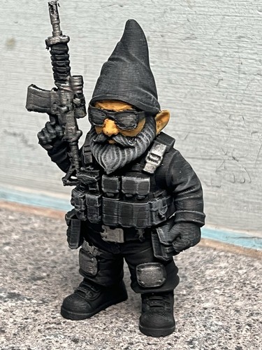 Sas gnome figurine resin - gnome,