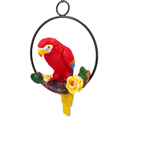 Hanging macaw statue exquisite - hanging,