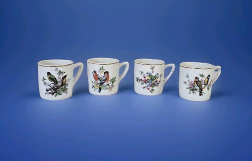Vintage birds porcelain demi - vintage,