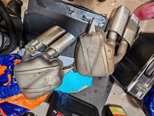 PORSCHE MACAN TURBO 95B 2014-2018 EXHAUST BACK BOxes  MUFFLER pair