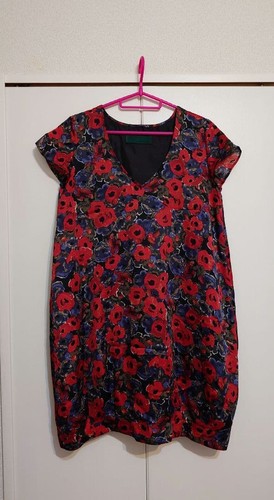 Floral dress red - floral,