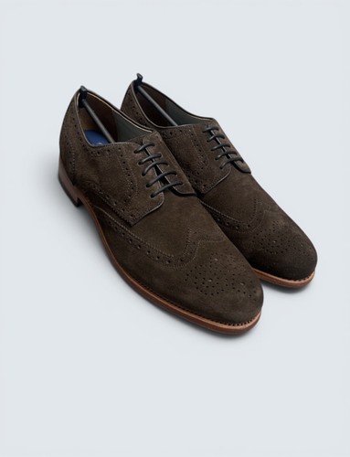 New luxury brown suede - new,
