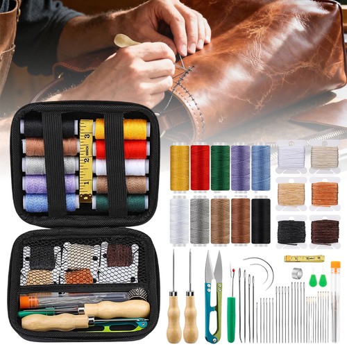 Leather sewing kit - leather,