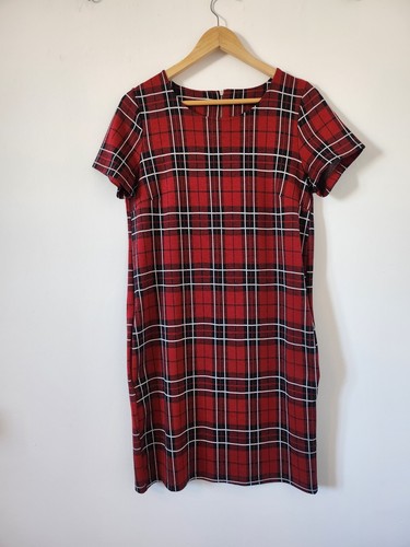Next red tartan short - red,