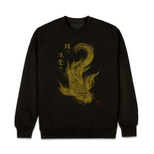 Japanese koi carp - japanese, sweatshirt