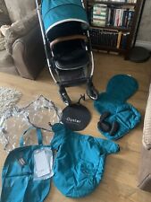 Babystyle Oyster 2 Max Deep Topaz Colour Pack Raincover Sun Sheild Extras 